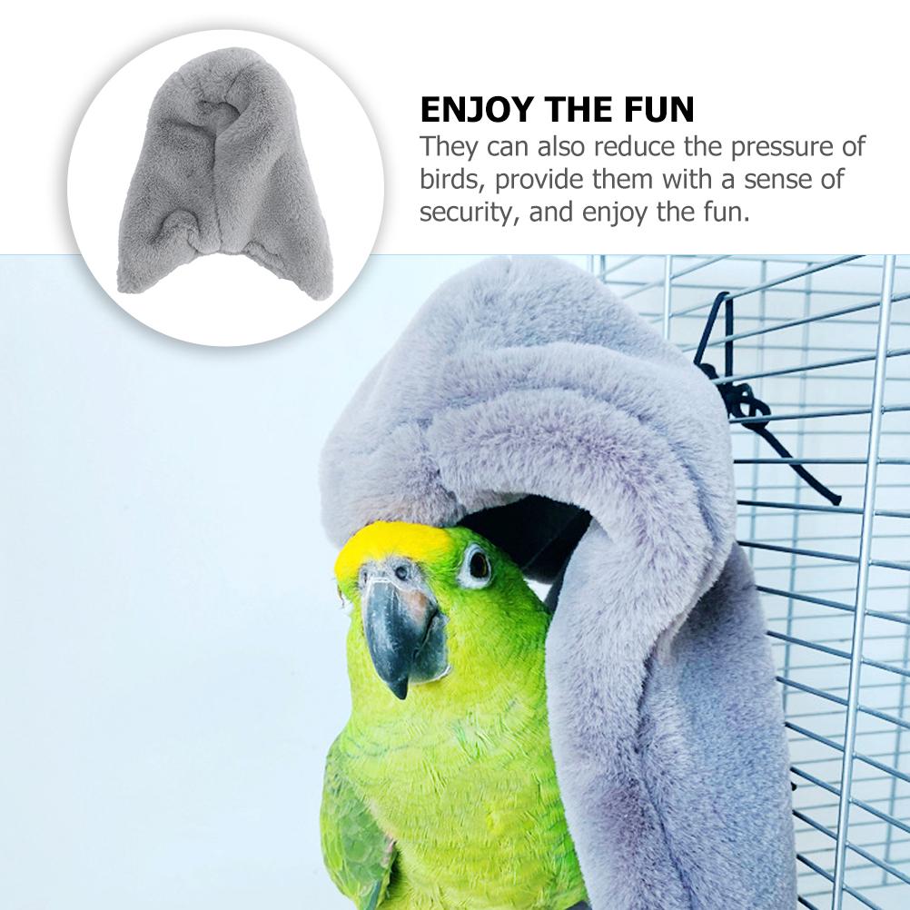 Parrot Blanket Bird Warmer Cockatiel Plush Parakeet Winter for Shawl Cage Fluffy