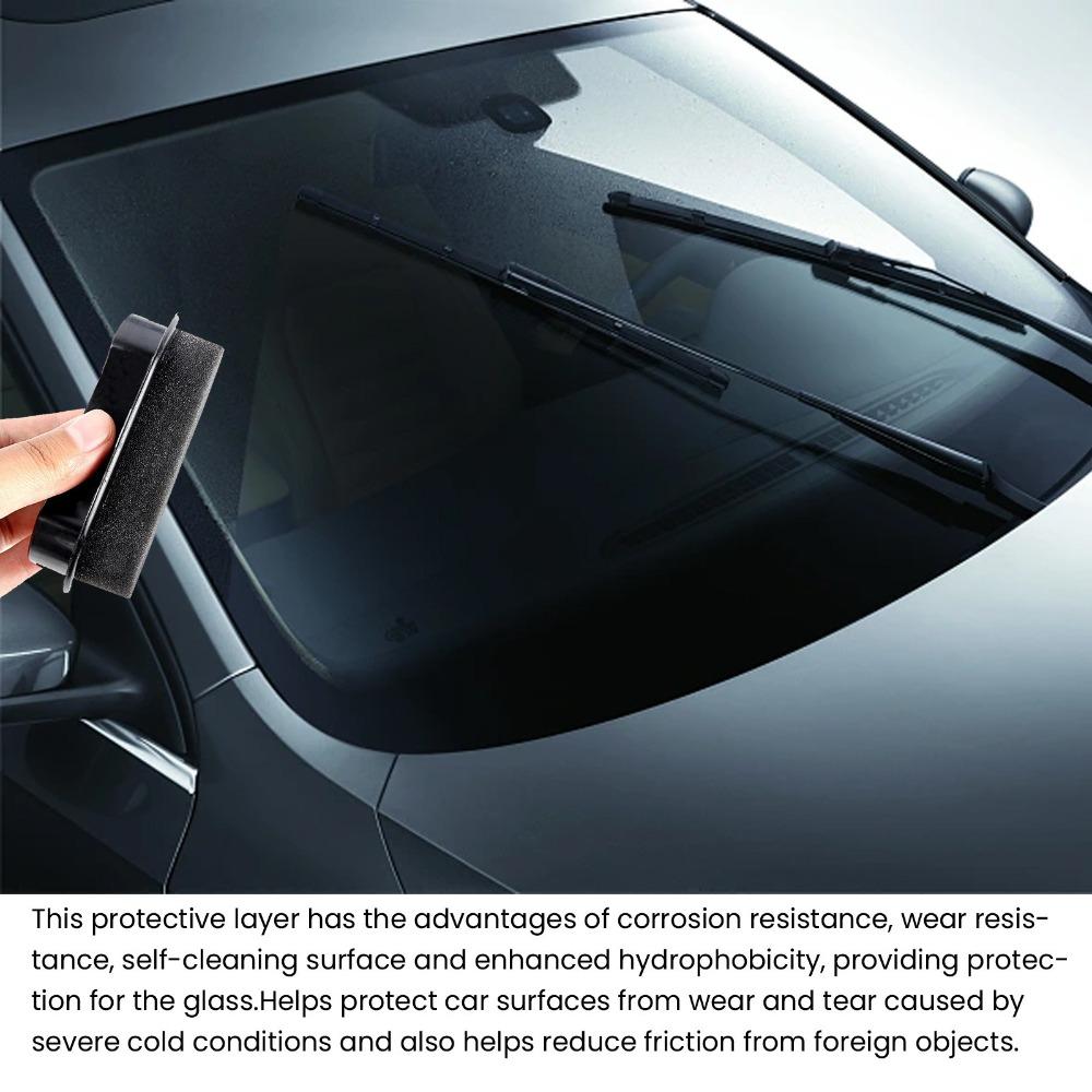 1 Winter Car Windshield Cleaner Black Portable Ice Snow Remover Mirror Windows Car Accessories Cleaning Sponge