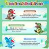 3Pcs Dinosaurs Plush Toys, Dinosaur Hand Puppets Kids Toys,Stuffed Animals Plush Toys Interactive Games for Boys Girls Age 4 5 6 7 8