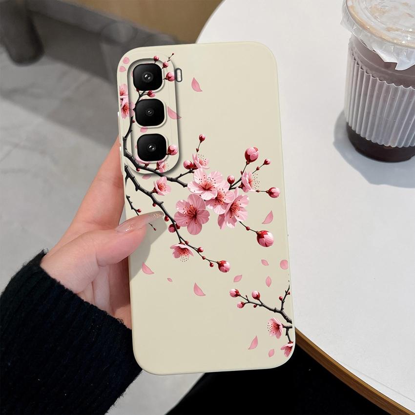 For Infinix Hot 60 50 Pro Plus 40Pro 30 Play 70 60i 50i 40i 30i Phone Case Sweet Bunny Cake New Upgrade Soft Smooth Silicone Lightweight Durable Shell