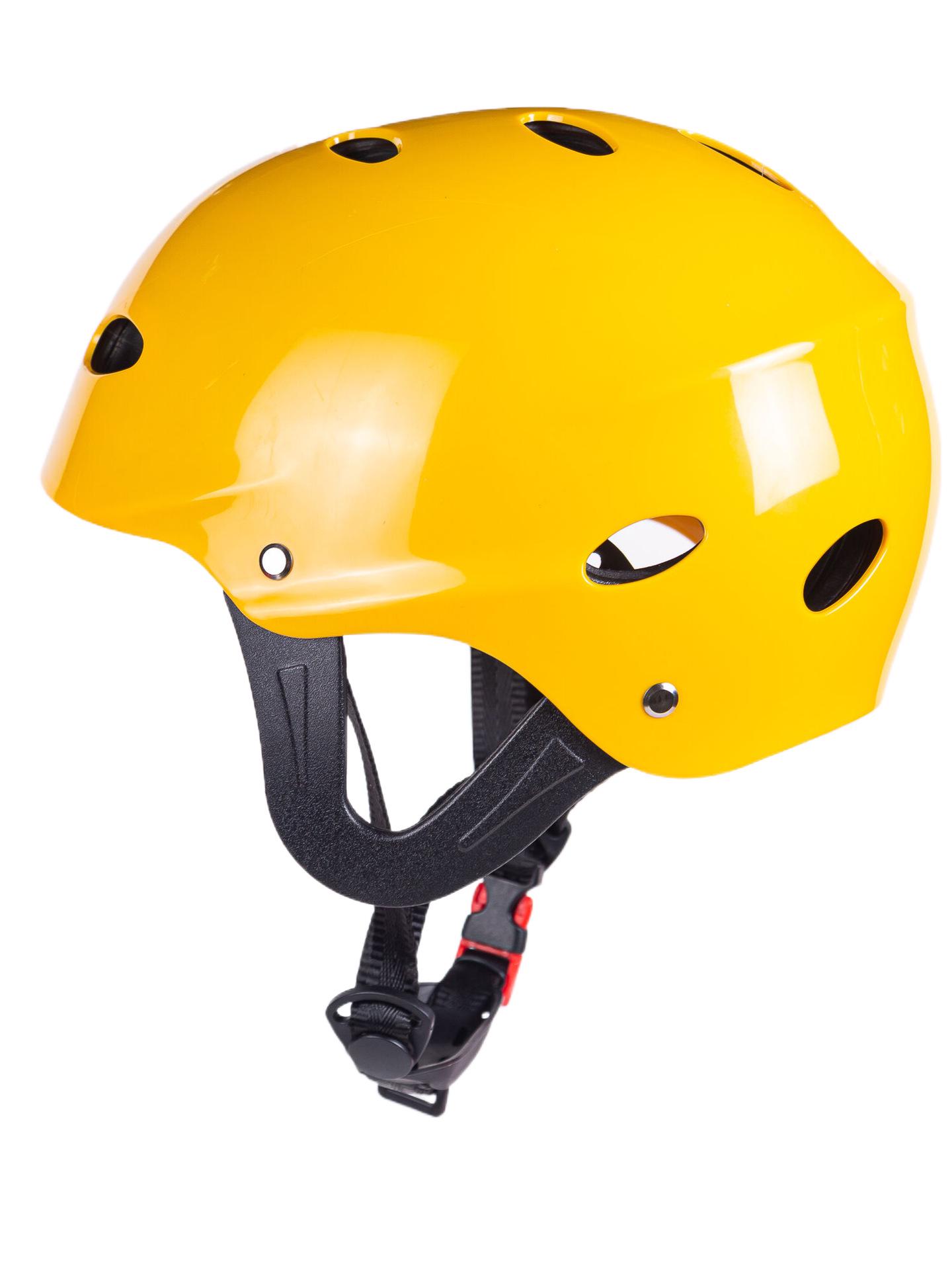 

Регулируемый шлем для водных видов спорта с защитой ушей для рафтинга, серфинга, катания на лыжах и велоспорта Adjustable L 58-64CM жёлтый