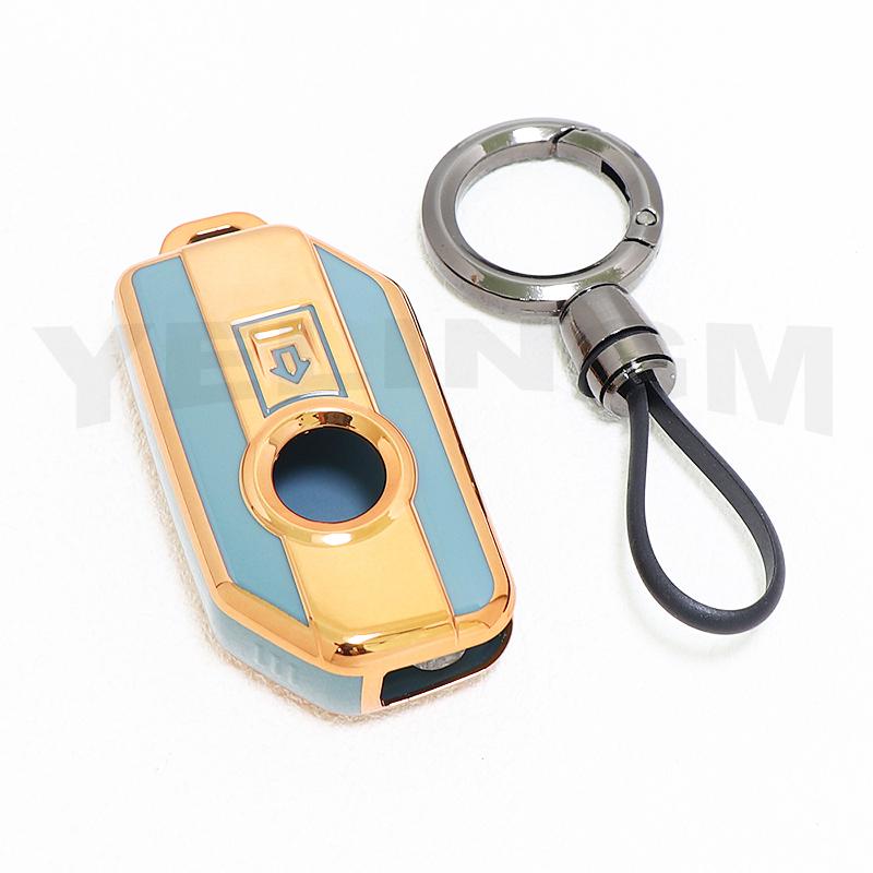 YELINGM TPU for BMW R1200RS F900xr R1250gs C400gt K1600gt R1200GS Lc R1200RT Motorcycle Key Case Cover Accessories
