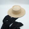 French Retro Vacation Treasure Grass Wide-Brimmed Top Hat Women'S Summer Sunshade Sun Protection Travel Straw Hat Lace Up Korean Foreign Trade Tide