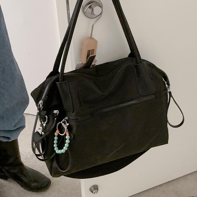 Simple and Versatile Casual Tote Bag, Large-capacity Single-shoulder Crossbody Bag