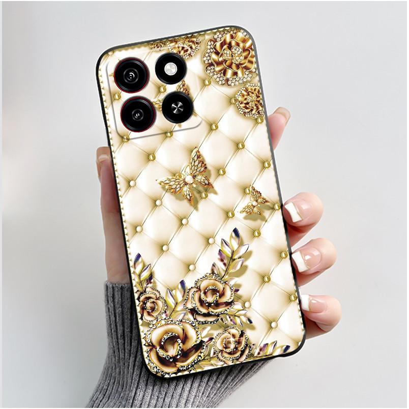For ZTE Blade A35 Case Cute Cool Fashion Silicone Soft TPU Cover For ZTE Blade A55 Cases Blade A35 Back Cover Shockproof Bumper