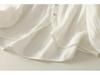 Retro Silver Buckle Zen Style White Linen Sun Protection Jacket