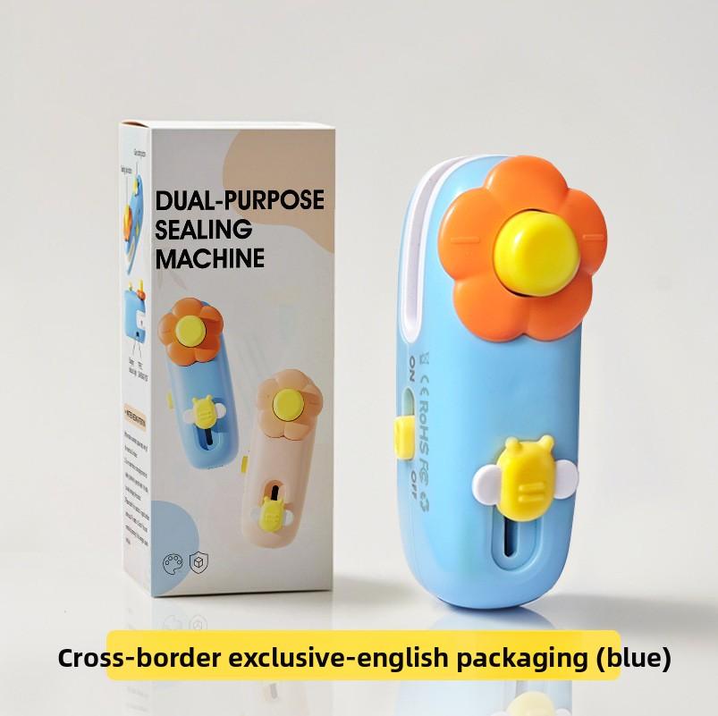 

Мини USB Перезаряжаемый Термосварщик Портативный Ручной Зажим для Запайки Пищевых Пакетов для Дома Путешествий 1pc синий