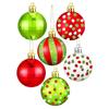 24pcs Xmas Ball Ornaments 2.0in Shatterproof Xmas Tree Balls Decoration Painting Hanging Ball for Ho