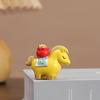 Cute Resin Horse Figurine Chinese Style Desktop Ornament New Year Mascot Miniature Red Good Luck Zodiac Ornaments Cabinet
