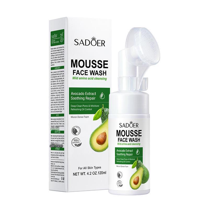 SADOER VC Amino Acid Cleansing Mousse - English Label Facial Cleanser