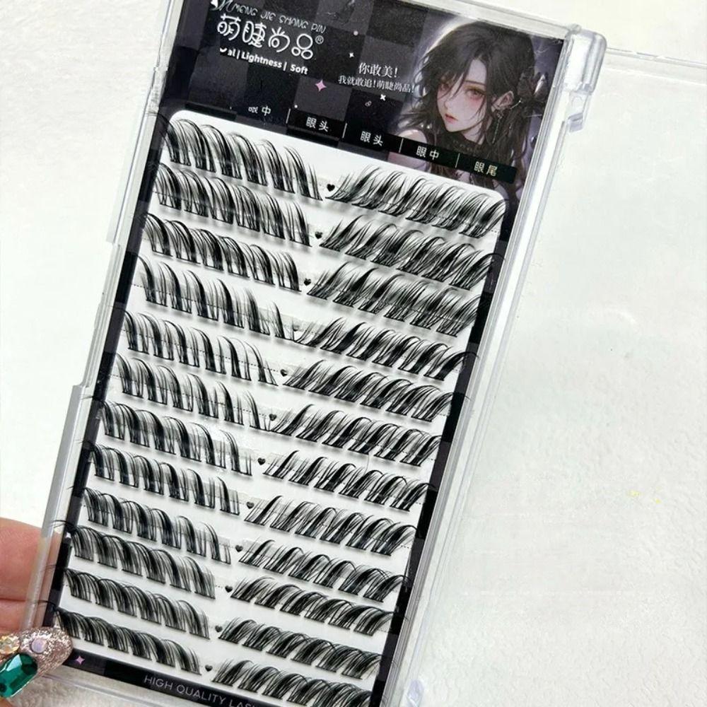 Fox Eye Effect Fox False Eyelashes Single Individual False Eyelashes  Eyelashes Extension