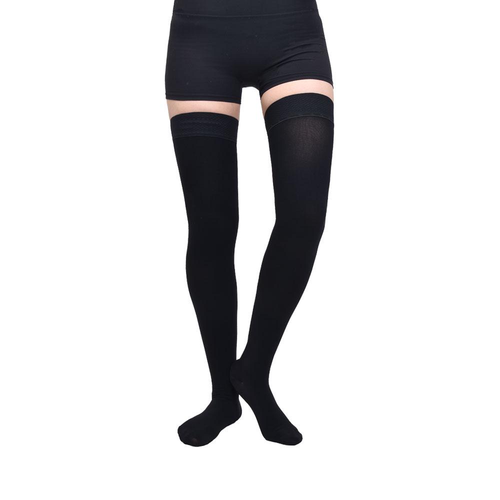 Class 3 Medical Compression Thigh-High Stockings for Men and Women - Varicose Vein Prevention and Leg Support