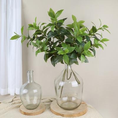 Fake Plant with Long Branch Photo Props Aesthetic Excellent Interior Artificial Osmanthus Leaves Desk Decor
