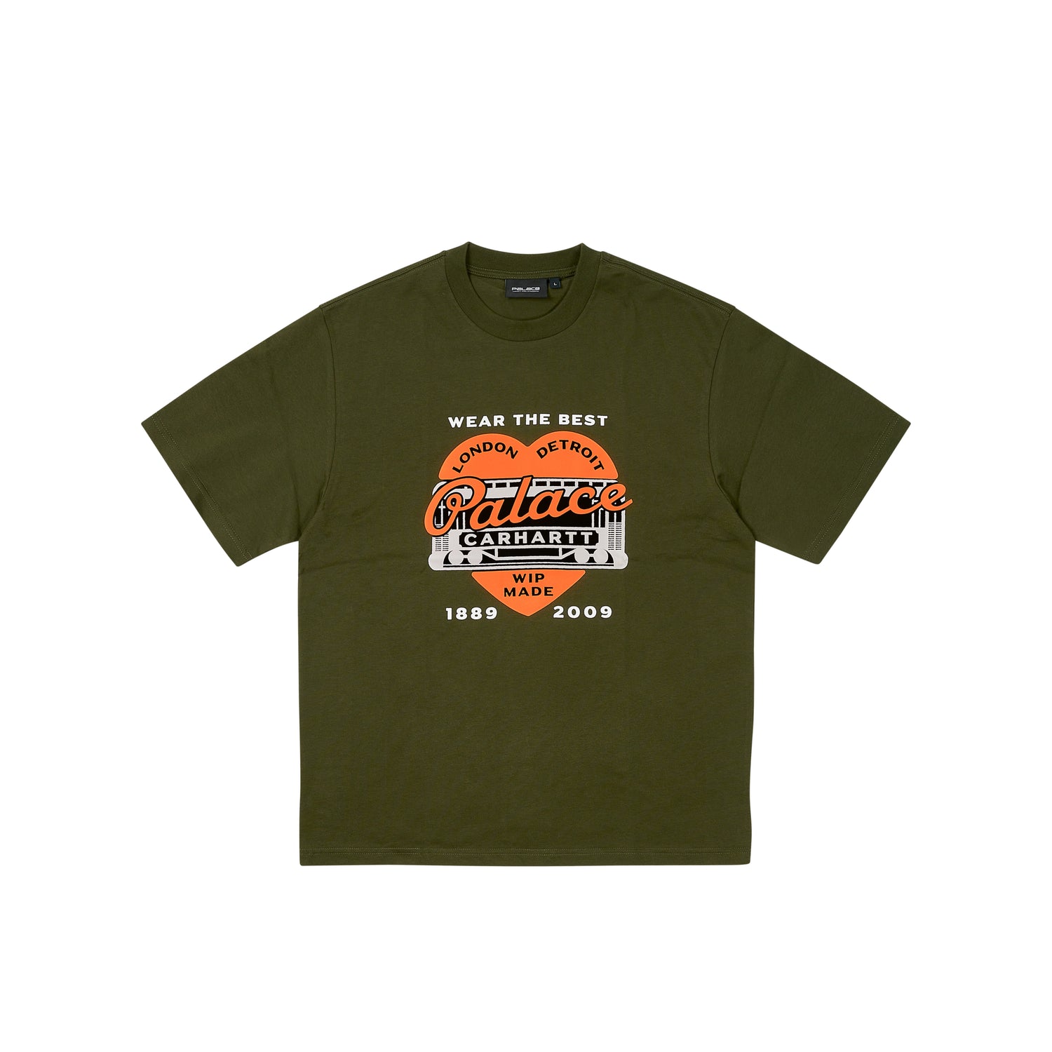 

Palace X Carhartt WIP FW24 Heart T-Shirt Unisex T-Shirts Green I035651-37K-XX M