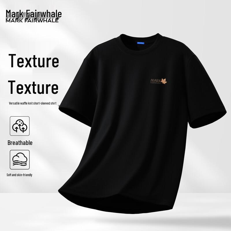 

Mark Fairwhale Men s Waffle Knit Ice Silk T-Shirt 3XL