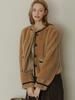 Eight Days A Week Line Fur Jacket Brown Ad372