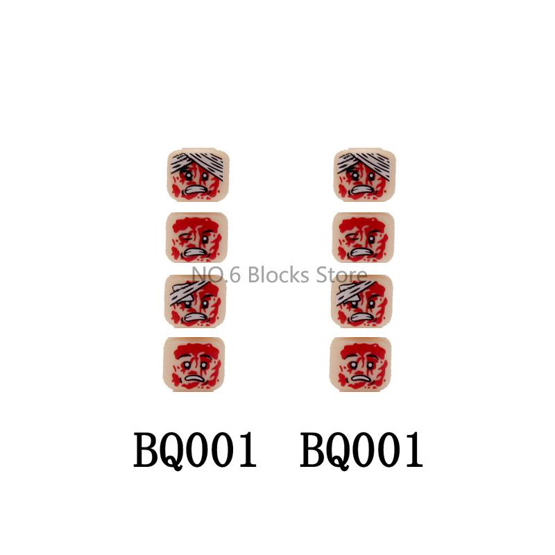 City Building Blocks Body Character Clothing Head Face DIY Parts Hair Expression Accessories Figure Headwear Helmet Bricks Toys