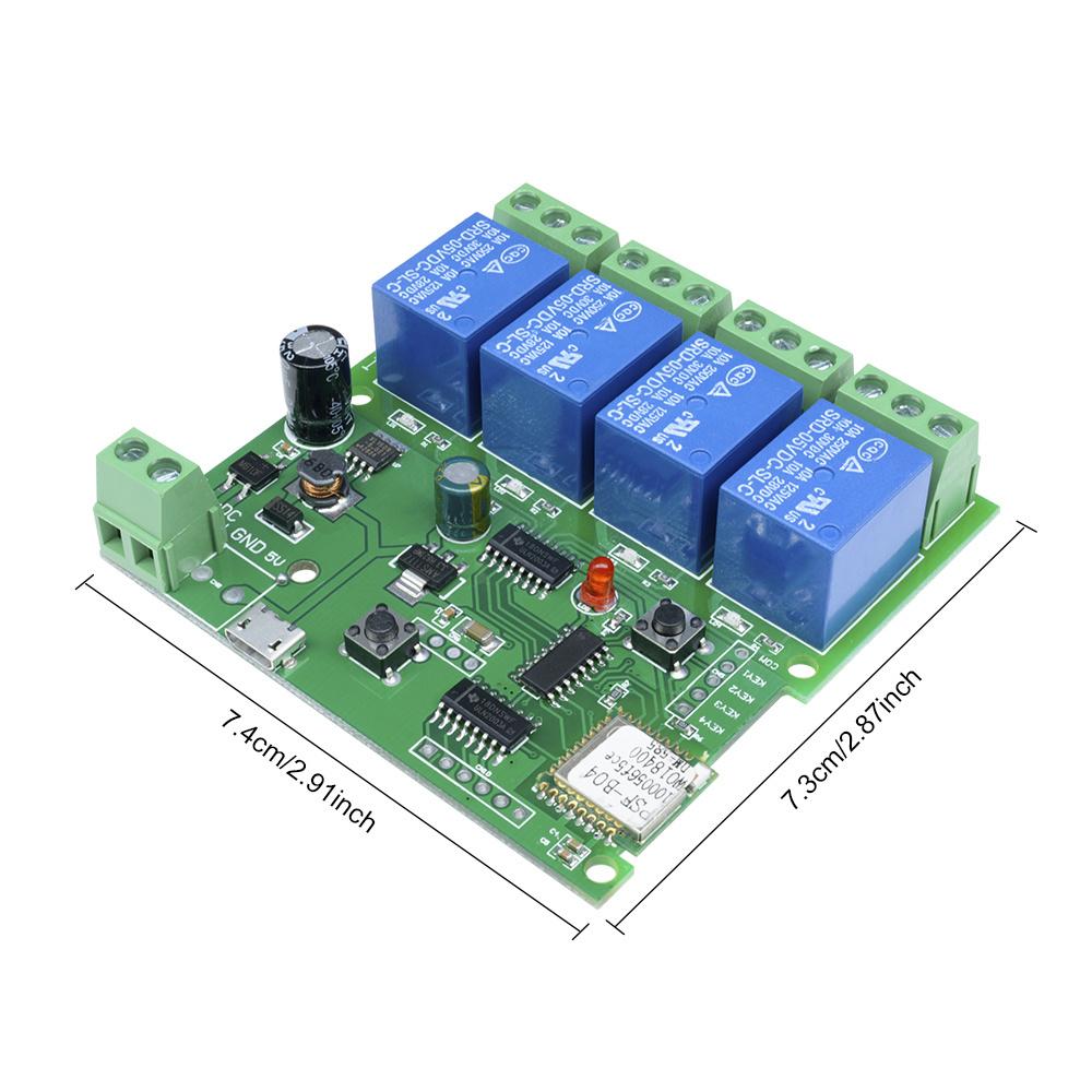 5V/8-80V ESP8266 Drahtloses WIFI 1 2 4 8 Kanal Relaismodul ESP-12F Wifi Entwicklungsboard für Arduino AC/DC Netzteilmodul