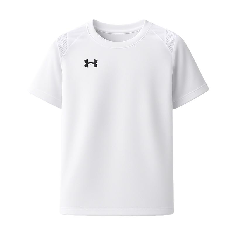 Under Armour Kids T Shirts Crew Neck Moderate 21600509-100 YLG
