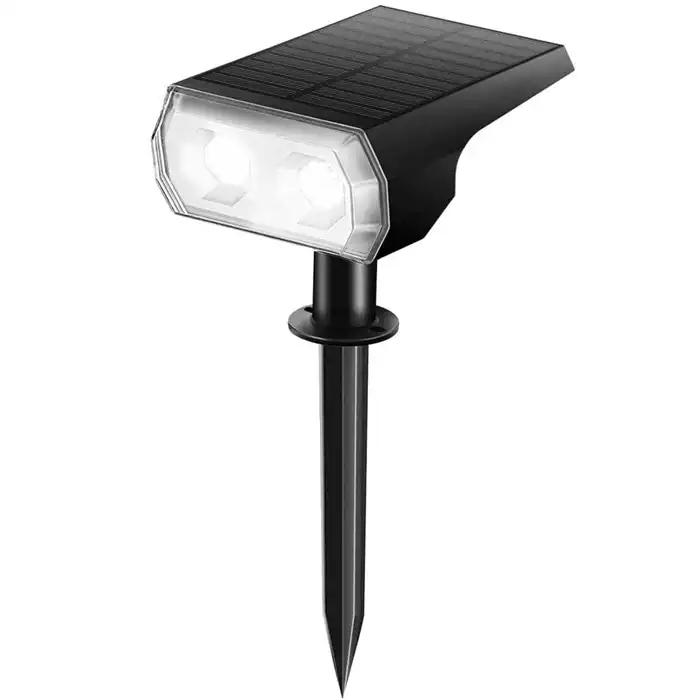 48 LED Solar Powered Lawn Light Waterproof Landscape Lights Adjustable Wall Lamp for Garden Countyard Decoration Spotlights