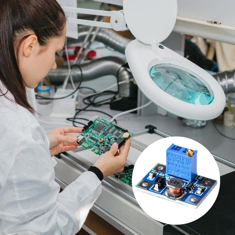 High Efficiency DCBoost Module SX1308 with Wide Input Ranges Perfect for DIY Projects and Electronic Engineers