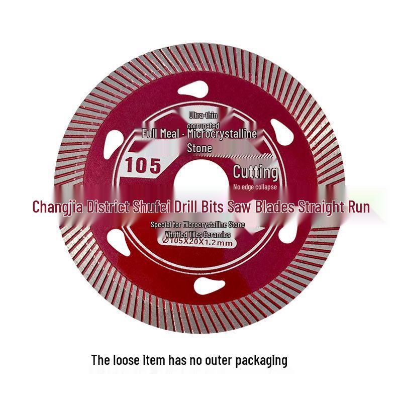 Ultra-Thin Diamond Saw Blade for Porcelain & Marble - Dry Cut Angle Grinder Tile Cutter