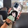 Phone Pouch Couple Phone Case For MOTO G24 Power TPU Soft case Shockproof Durable Waterproof Cartoon Cute Protective