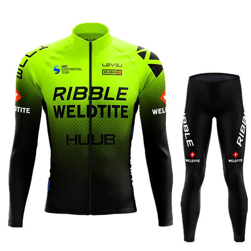 Long Sleeve  Sweat-absorbing Quick-drying Highway Spring and Autumn Men's and Women's Cycling Suit 2026 Autumn Breathable Cycling Suit Set