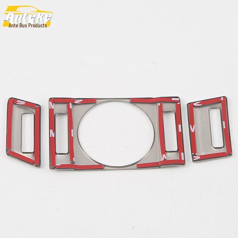 Magotan Front Row Air Vent Decorative Frame & Center Console Sequin Sticker for 17 Models