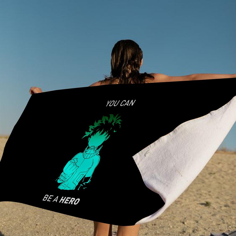 M-My Hero A-Academia Cartoon Beach Towel Cute Kawaii Room Decor Bath Girls Children Hand Towels For Bathroom Shower