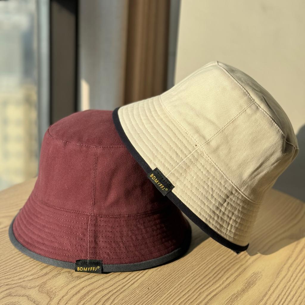 New style fisherman hat for women, casual and versatile for travel, makes the face look smaller, with a deep soft top, large head circumference