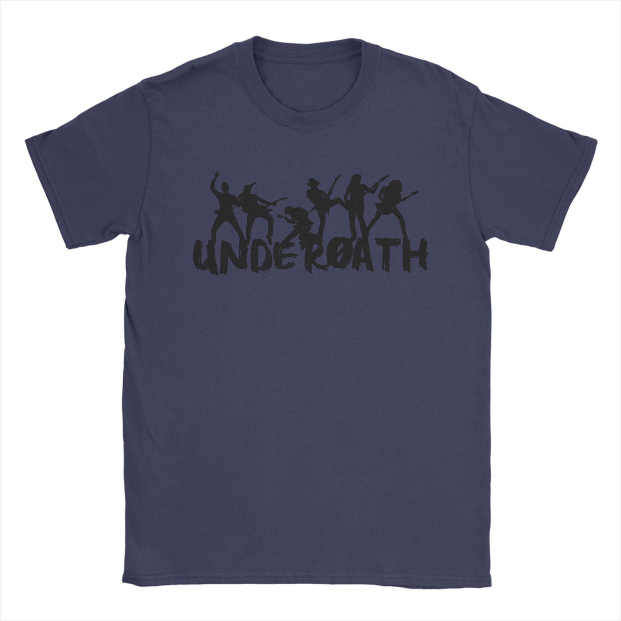 

Crazy Underoath Band T-Shirt Men O Neck Pure Cotton T Shirt Short Sleeve Tee Shirt Gift Idea Clothing 4XL