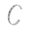 GUCCI Double G 925 Sterling Silver Bangles Unisex Silver / Black (Unisex) Bangles 728296 J8400 0728