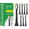 Disponível em clínicas odontológicas em BrushMo Cabeças de Escova Compatíveis para Escovas de Dente Elétricas Philips Sonicare DiamondClean Preto Premium Regular [Agora