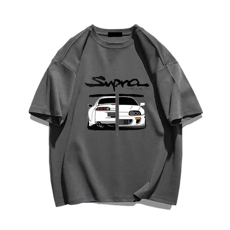 

S-5XL, бесплатная доставка, хлопковые футболки унисекс с принтом японского аниме, летние женские футболки с короткими рукавами и графическим рисунком, модные уличные футболки 2XL