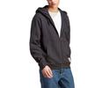 adidas Lounge French Terry Kapuzenpullover mit durchgehendem Reißverschluss für Herren Sweatshirt Schwarz IQ3422