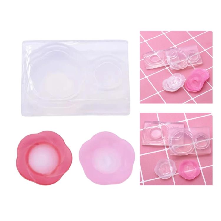 Silicone Handmade Pendant Molds Crafting Supplies Small Flower Shape for Resin Art Crafting and Home Decorating Projects