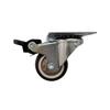 Universal Silent TPR Grey Wheel for Drawers & Mobile Tea Tables - Wear-Resistant & Soft