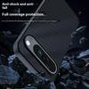 For Google Pixel 10 Pro XL Case Leather+PC Hard Phone Cover Carbon Fiber Texture