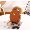 Small bag bag women's shoulder bag niche fashion small round bag