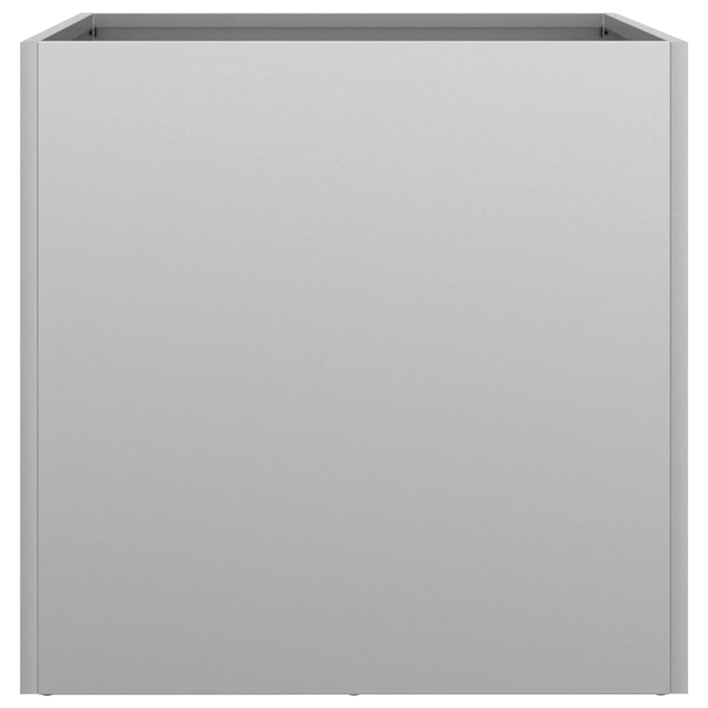 Vidaxl Donice, 2 Szt., Srebrne, 42X40X39 Cm, Stal Galwanizowana