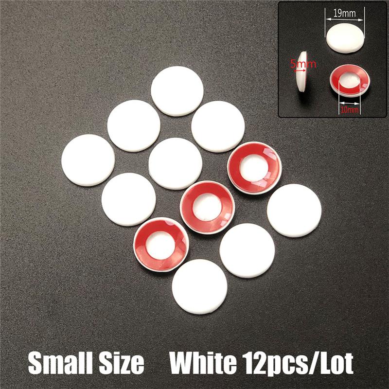 12pcs Car Door Lock Screw Protector Cover For Tiguan Polo Passat CC Golf Teramont EOS Scirocco Sharan Fox Ameo Arteon C-Coupe