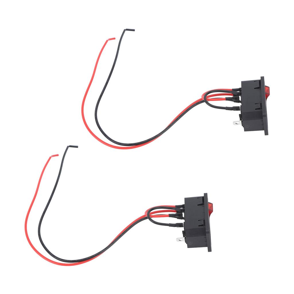 2PCS Pottery Machine Power Switch Push Button Safe Heat Resistant Easy to Use for Ceramic Machine