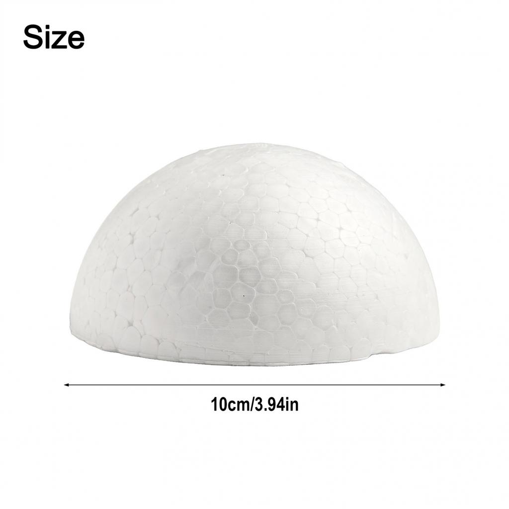 Hemisphere Foam Ball Foam Ball Hemisphere Foam Round Wedding White 6 Sizes DIY