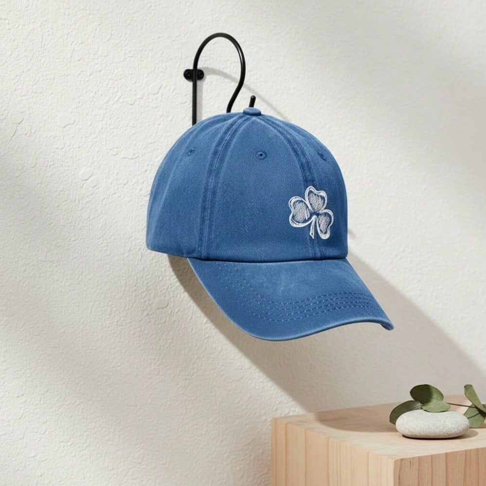 [Clover Baseball Cap] St Patricks Day Print Polyester Adjustable Breathable Casual Outdoor Sports Dad Hat For Men Women