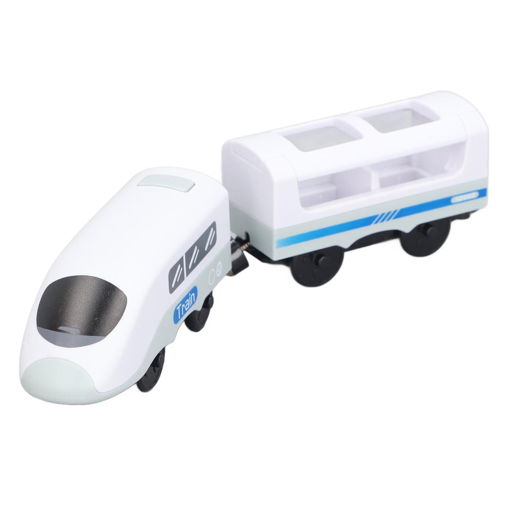 Vláček s magnetickým spojením na baterie Elektrická vláčkodráha Hračky s lokomotivou a vagónem pro děti