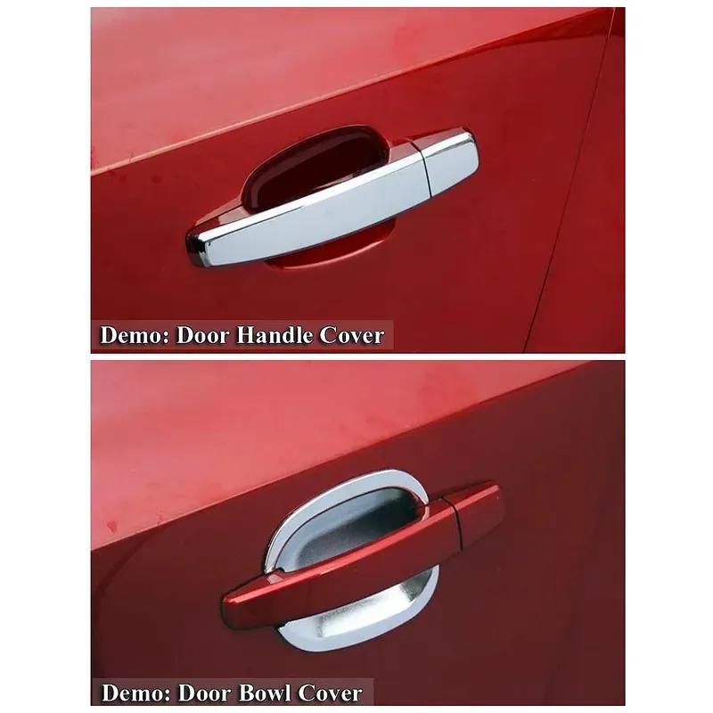 For Chevy Chevrolet Camaro 2009-2015 Chrome Door Handle Covers & Door Bowl Covers Car Styling Decorate 2010 2011 2012 2013 2014