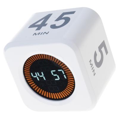 Gravities Sensors Countdown Study Timer with LED Display Rechargeable Cubes Shape Digital Timer Time Management Tool