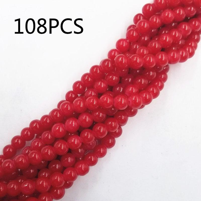

70/108 шт. 8 мм скляні намиста ручної роботи аксесуари для виготовлення браслетів, намиста, ювелірних виробів