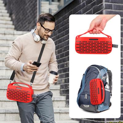 Funda Protectora de Silicona con Asa y Correa para el Hombro Bolsa de Transporte Protectora de Viaje para Altavoz Bose SoundLink Flex 2ª Generación
